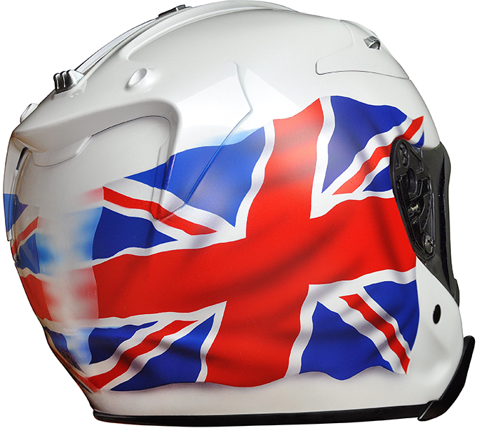 Motorradhelm Airbrush